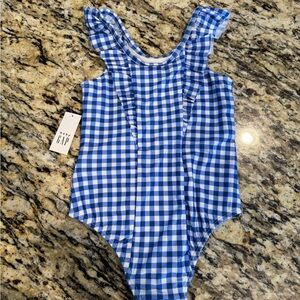 Baby Gap One Piece Ruffle Swimsuit 4T